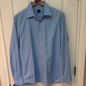 Boss Men's Light Blue Dress Shirt
